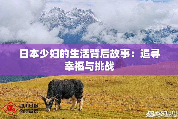 日本少妇的生活背后故事：追寻幸福与挑战