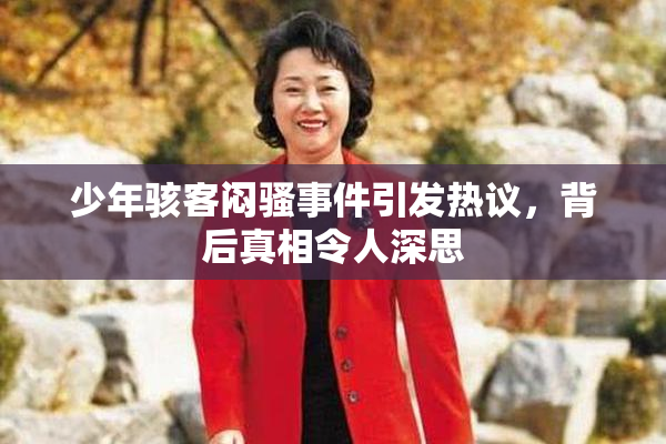 少年骇客闷骚事件引发热议，背后真相令人深思