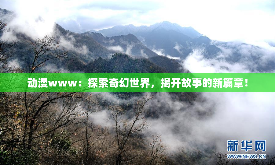 动漫www：探索奇幻世界，揭开故事的新篇章！