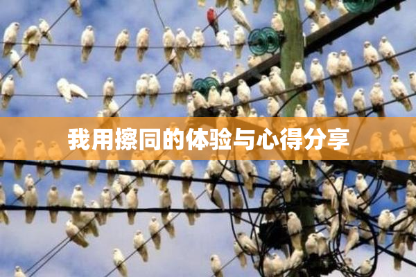 我用擦同的体验与心得分享
