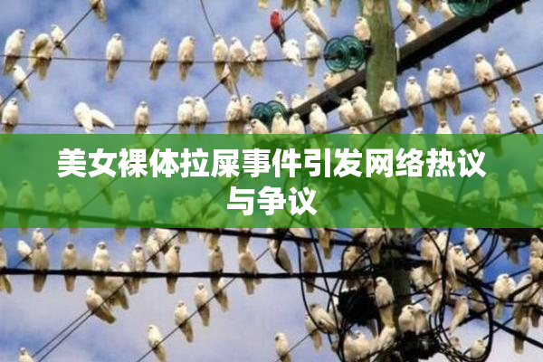 美女裸体拉屎事件引发网络热议与争议