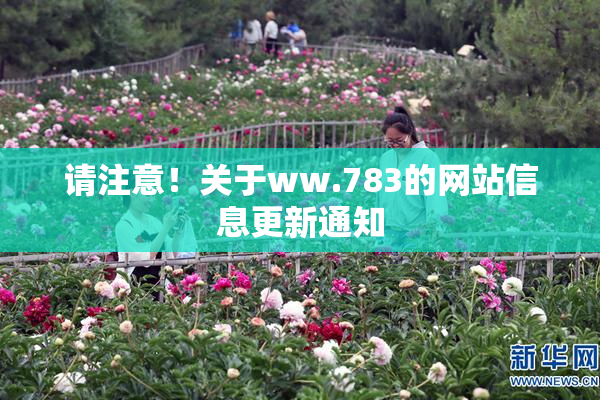请注意！关于ww.783的网站信息更新通知