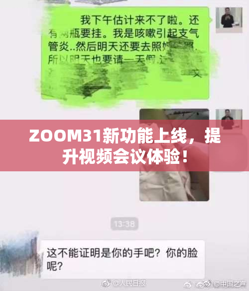ZOOM31新功能上线，提升视频会议体验！