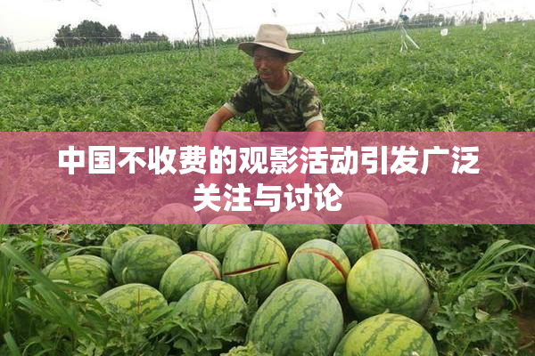 中国不收费的观影活动引发广泛关注与讨论