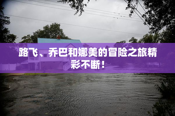 路飞、乔巴和娜美的冒险之旅精彩不断！