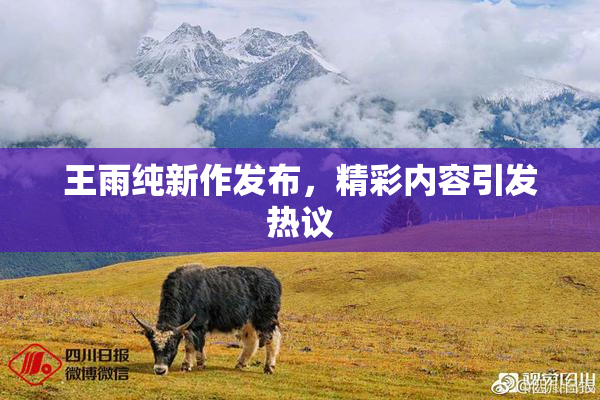 王雨纯新作发布，精彩内容引发热议