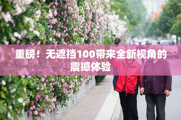 重磅！无遮挡100带来全新视角的震撼体验