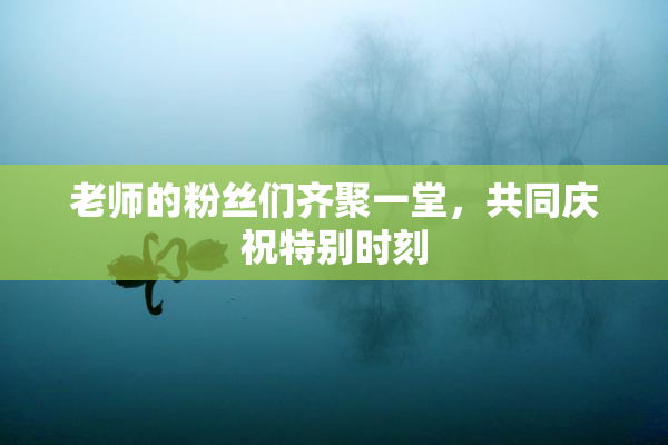 老师的粉丝们齐聚一堂，共同庆祝特别时刻