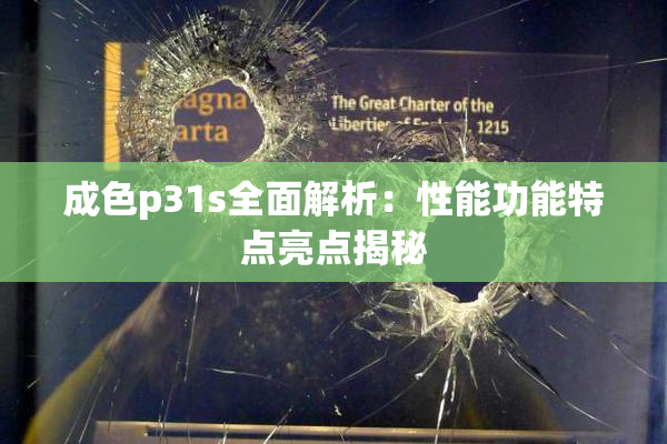成色p31s全面解析：性能功能特点亮点揭秘