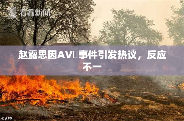 赵露思因AV婬事件引发热议，反应不一