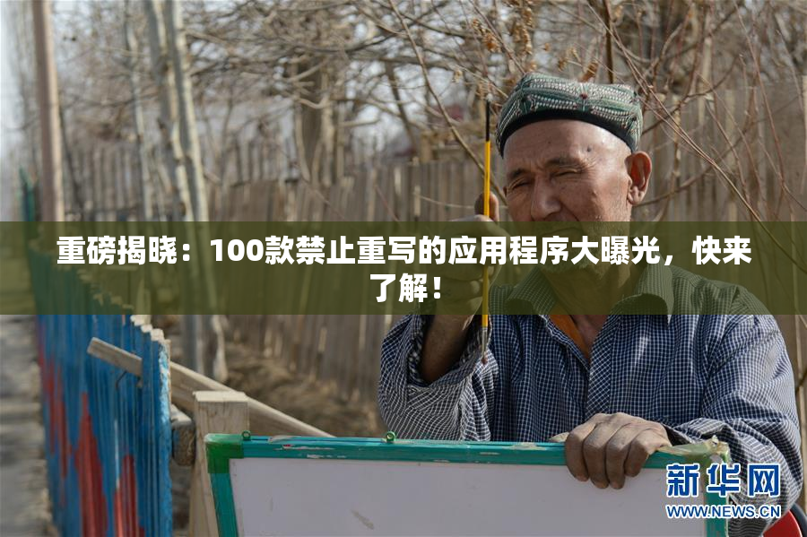 重磅揭晓：100款禁止重写的应用程序大曝光，快来了解！