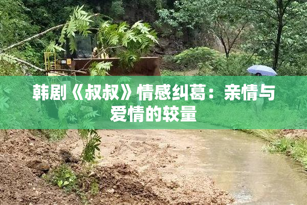 韩剧《叔叔》情感纠葛：亲情与爱情的较量