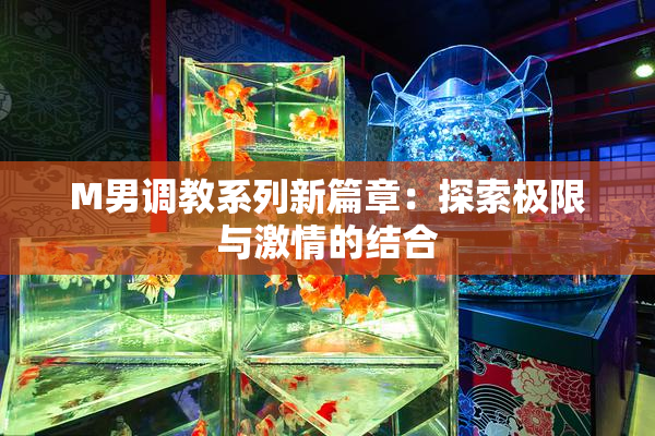 M男调教系列新篇章：探索极限与激情的结合