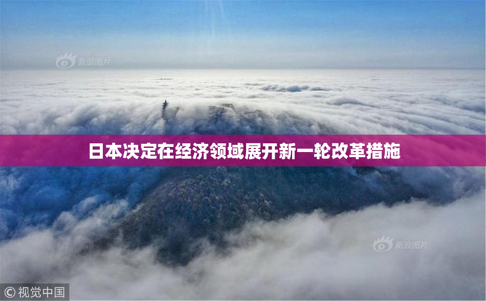日本决定在经济领域展开新一轮改革措施