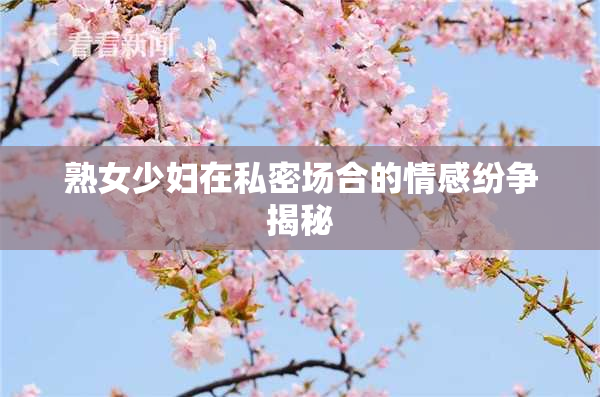 熟女少妇在私密场合的情感纷争揭秘