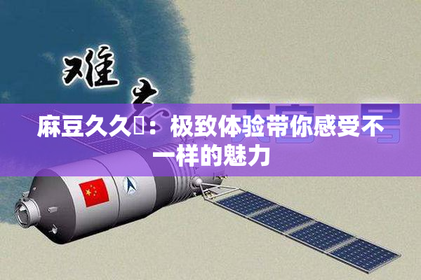麻豆久久婬：极致体验带你感受不一样的魅力