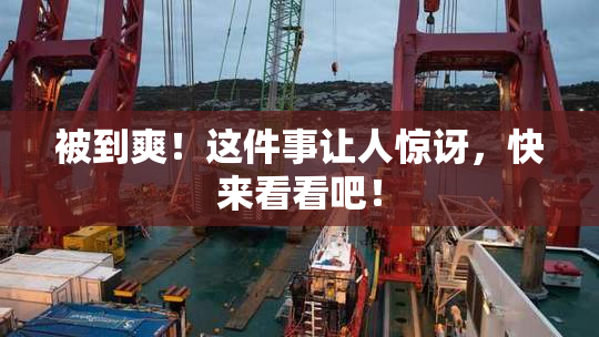 被到爽！这件事让人惊讶，快来看看吧！
