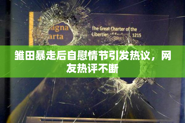 雏田暴走后自慰情节引发热议，网友热评不断