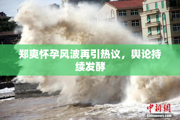 郑爽怀孕风波再引热议，舆论持续发酵