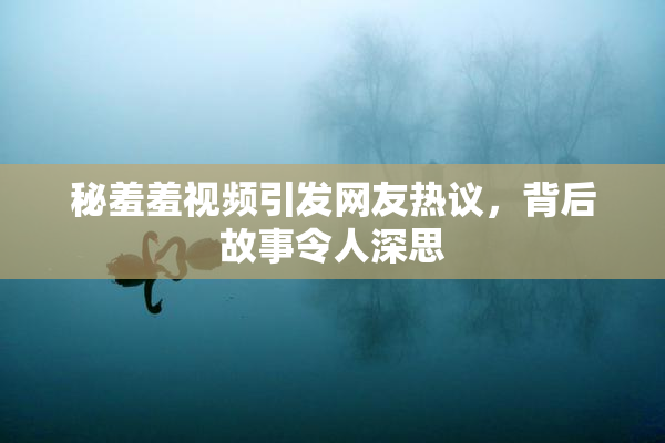 秘羞羞视频引发网友热议，背后故事令人深思