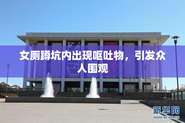 女厕蹲坑内出现呕吐物，引发众人围观