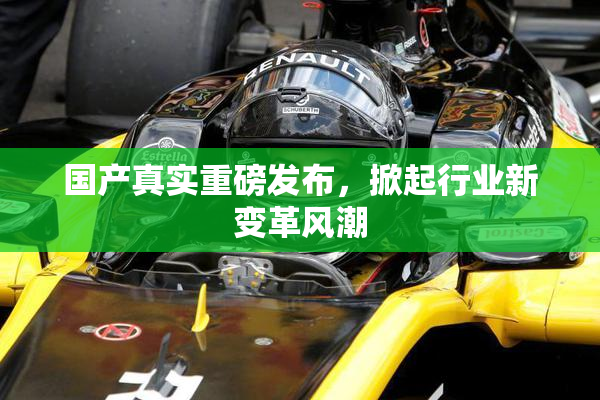 国产真实重磅发布，掀起行业新变革风潮