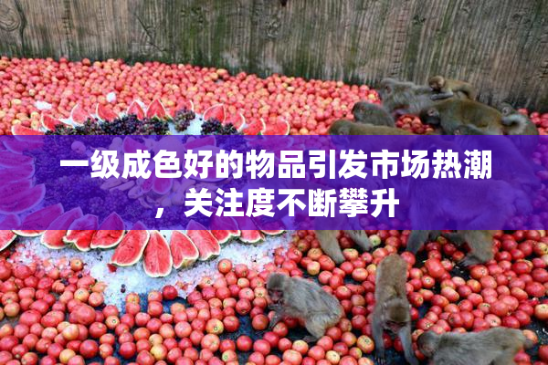 一级成色好的物品引发市场热潮，关注度不断攀升