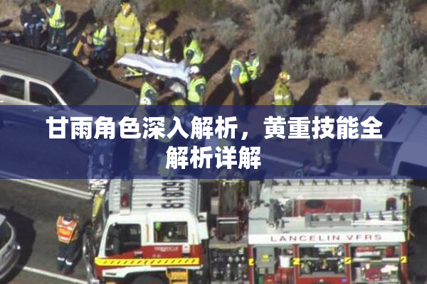 甘雨角色深入解析，黄重技能全解析详解