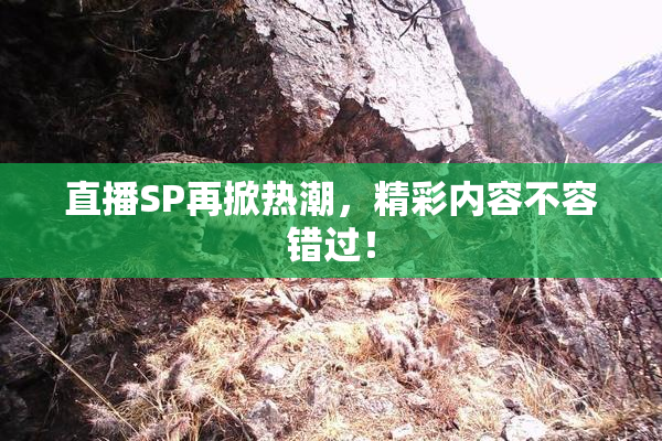 直播SP再掀热潮，精彩内容不容错过！