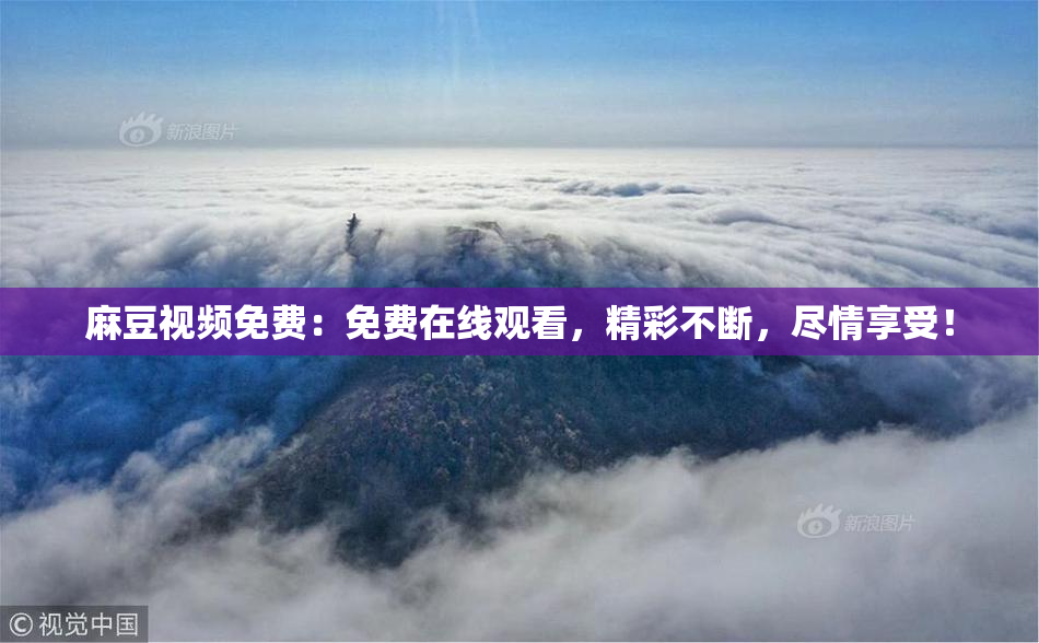 麻豆视频免费：免费在线观看，精彩不断，尽情享受！