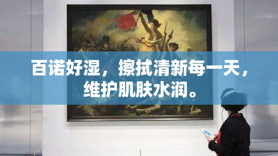 百诺好湿，擦拭清新每一天，维护肌肤水润。