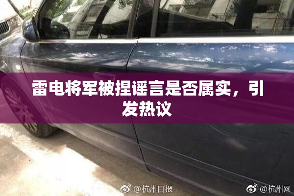 雷电将军被捏谣言是否属实，引发热议