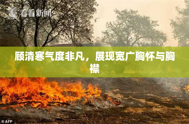 顾清寒气度非凡，展现宽广胸怀与胸襟