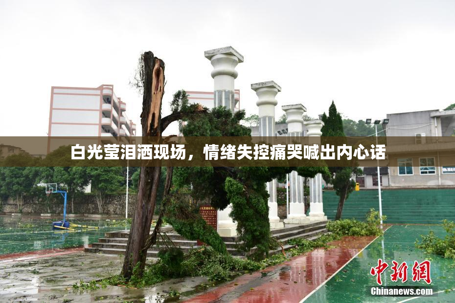 白光莹泪洒现场，情绪失控痛哭喊出内心话