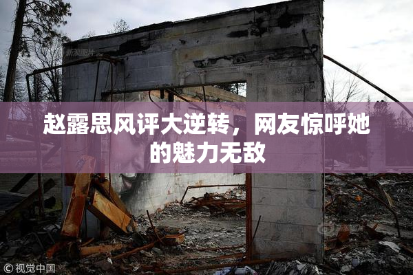 赵露思风评大逆转，网友惊呼她的魅力无敌