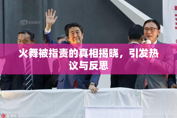 火舞被指责的真相揭晓，引发热议与反思