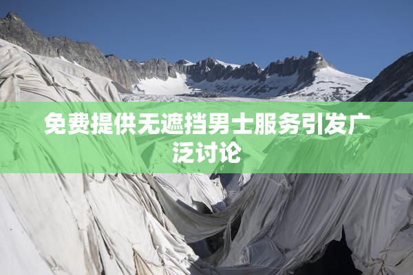 免费提供无遮挡男士服务引发广泛讨论