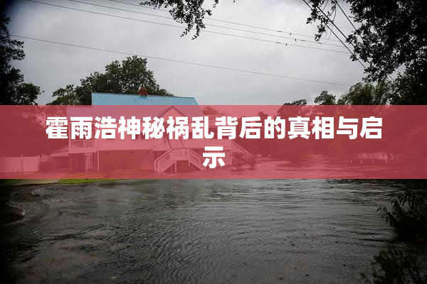 霍雨浩神秘祸乱背后的真相与启示