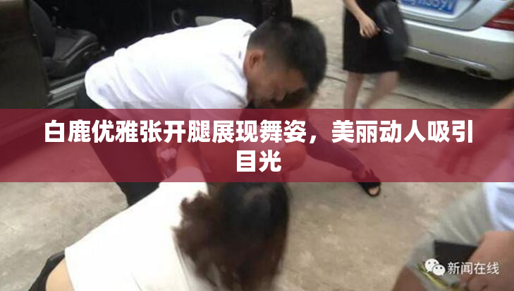 白鹿优雅张开腿展现舞姿，美丽动人吸引目光