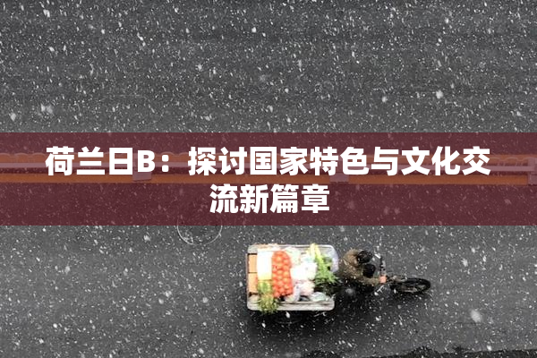 荷兰日B：探讨国家特色与文化交流新篇章