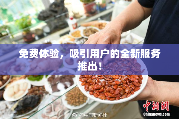 免费体验，吸引用户的全新服务推出！