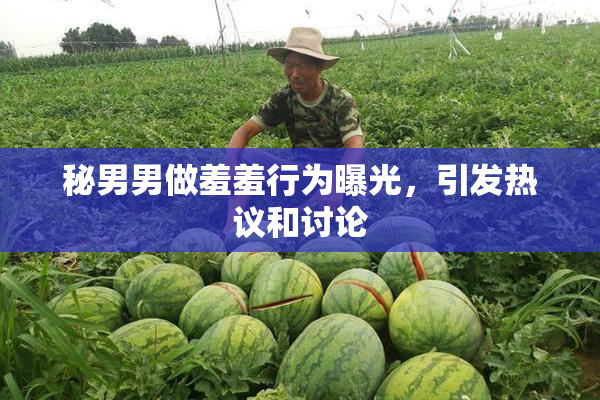 秘男男做羞羞行为曝光，引发热议和讨论