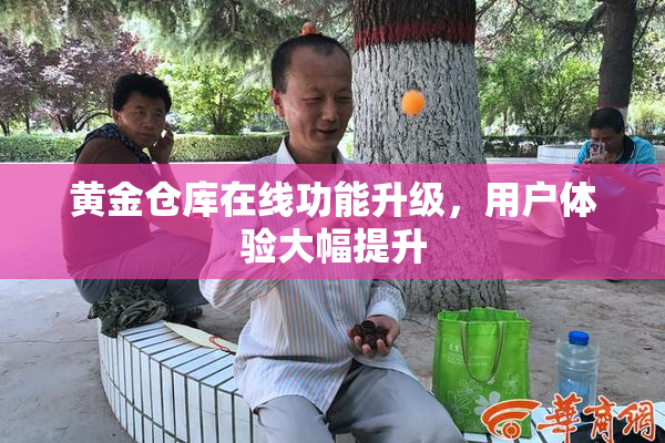 黄金仓库在线功能升级，用户体验大幅提升