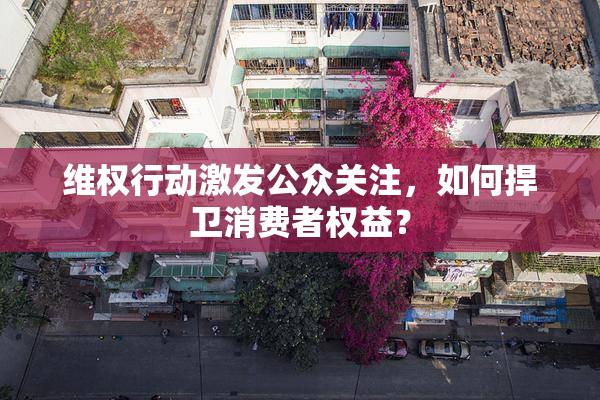 维权行动激发公众关注，如何捍卫消费者权益？