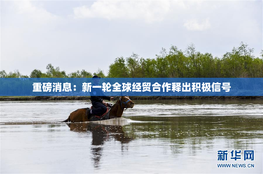 重磅消息：新一轮全球经贸合作释出积极信号