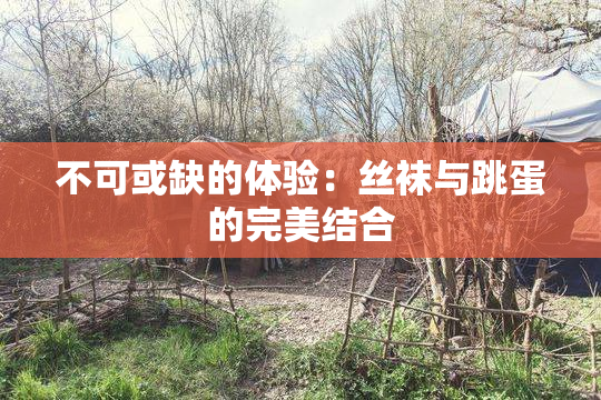 不可或缺的体验：丝袜与跳蛋的完美结合