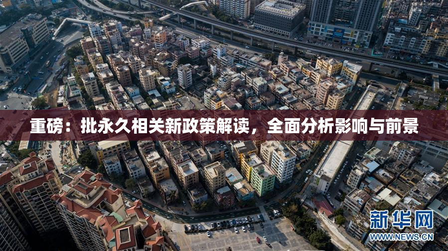重磅：批永久相关新政策解读，全面分析影响与前景