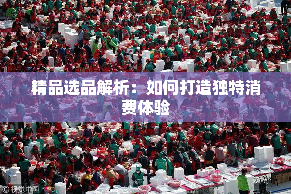 精品选品解析：如何打造独特消费体验