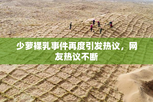 少萝裸乳事件再度引发热议，网友热议不断