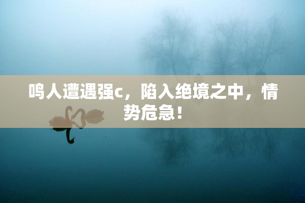 鸣人遭遇强c，陷入绝境之中，情势危急！